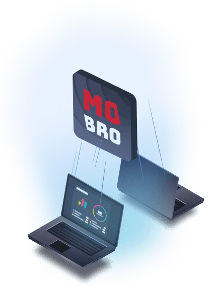 A PC build running a MoBro dashboard